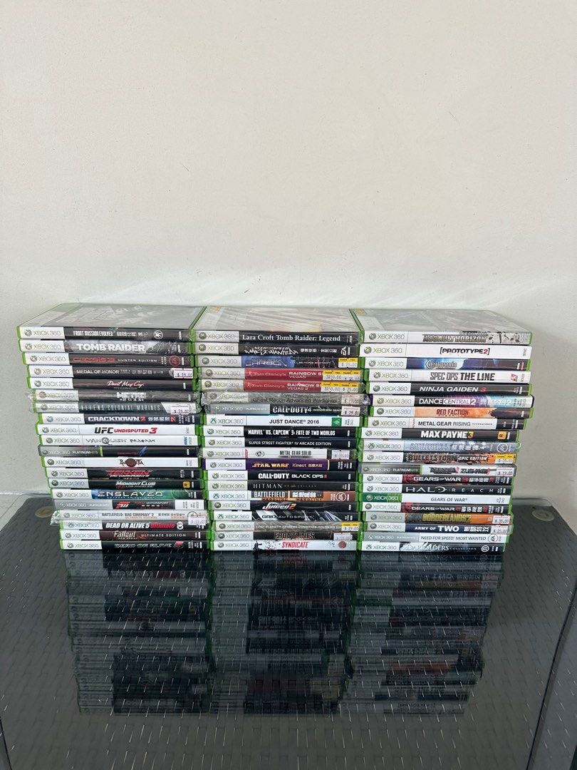165 PCS 648 Xbox 360 Games Bundle Sale Less than 4 per piece