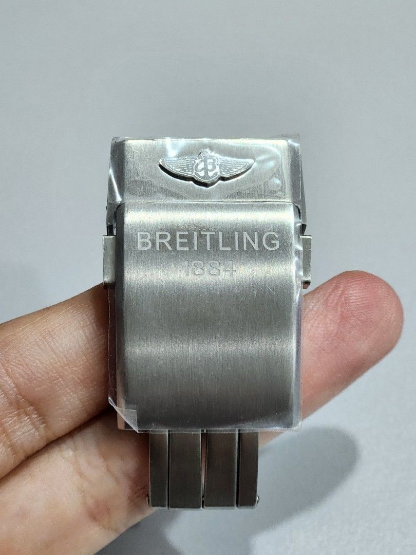 20mm Breitling Silver Deployment Watch Folding Clasp Luxury Watches on Carousell