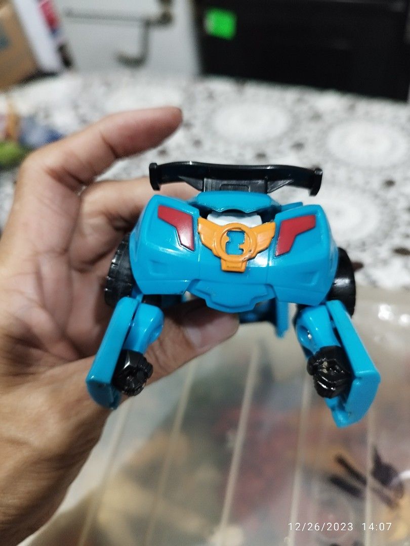 2 Tobot Evolution mini Y blue transforming robot cars Japanese ...