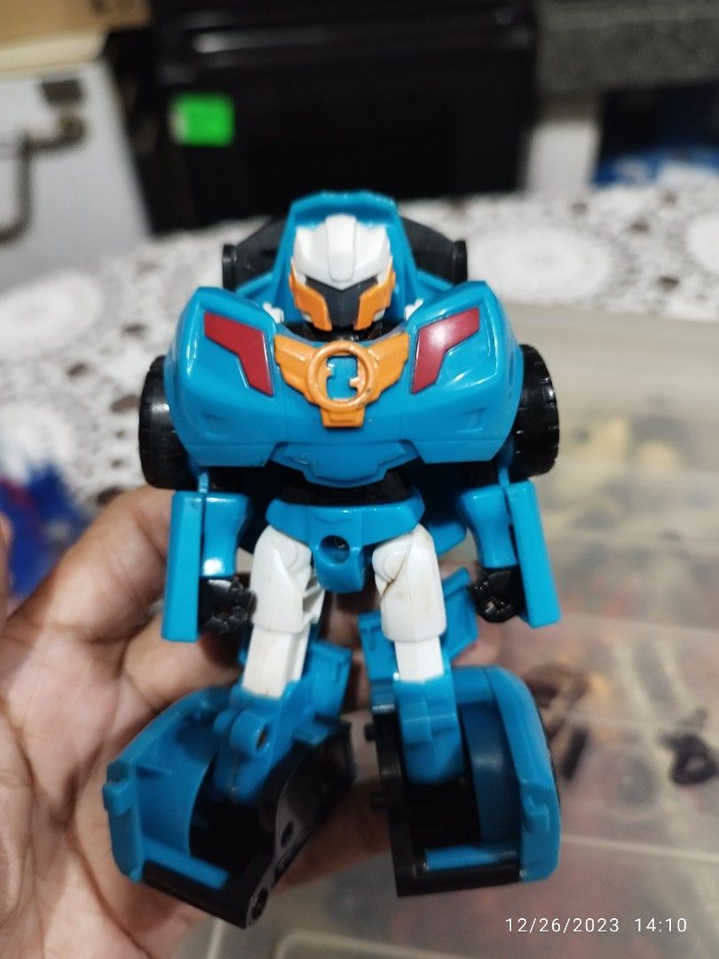 2 Tobot Evolution mini Y blue transforming robot cars Japanese ...