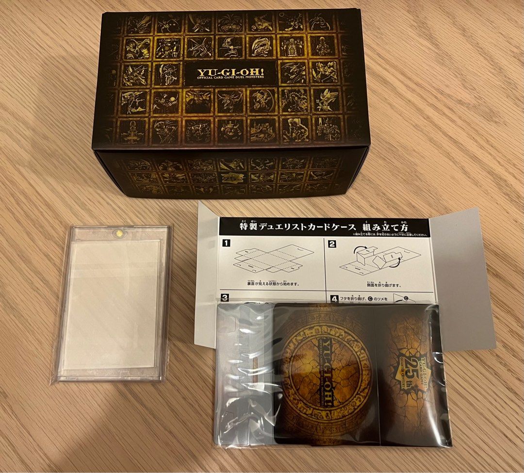 遊戲王QCDB 25th Quarter Century Duelist Box 吉盒、遊戲王logo卡磚