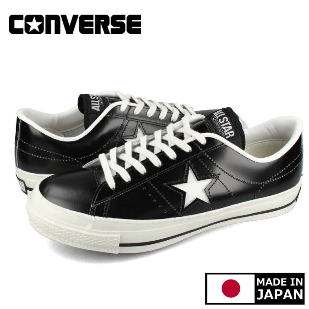 🇯🇵日本代購🇯🇵日本製CONVERSE ONE STAR J BLACK/WHITE MADE IN