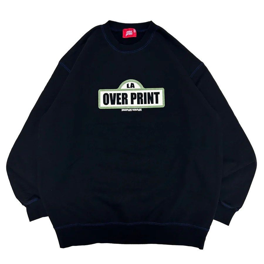 現貨絕版OverPrint Pop Art Sweatshirts Ver:7 size:L, 男裝, 上身及 