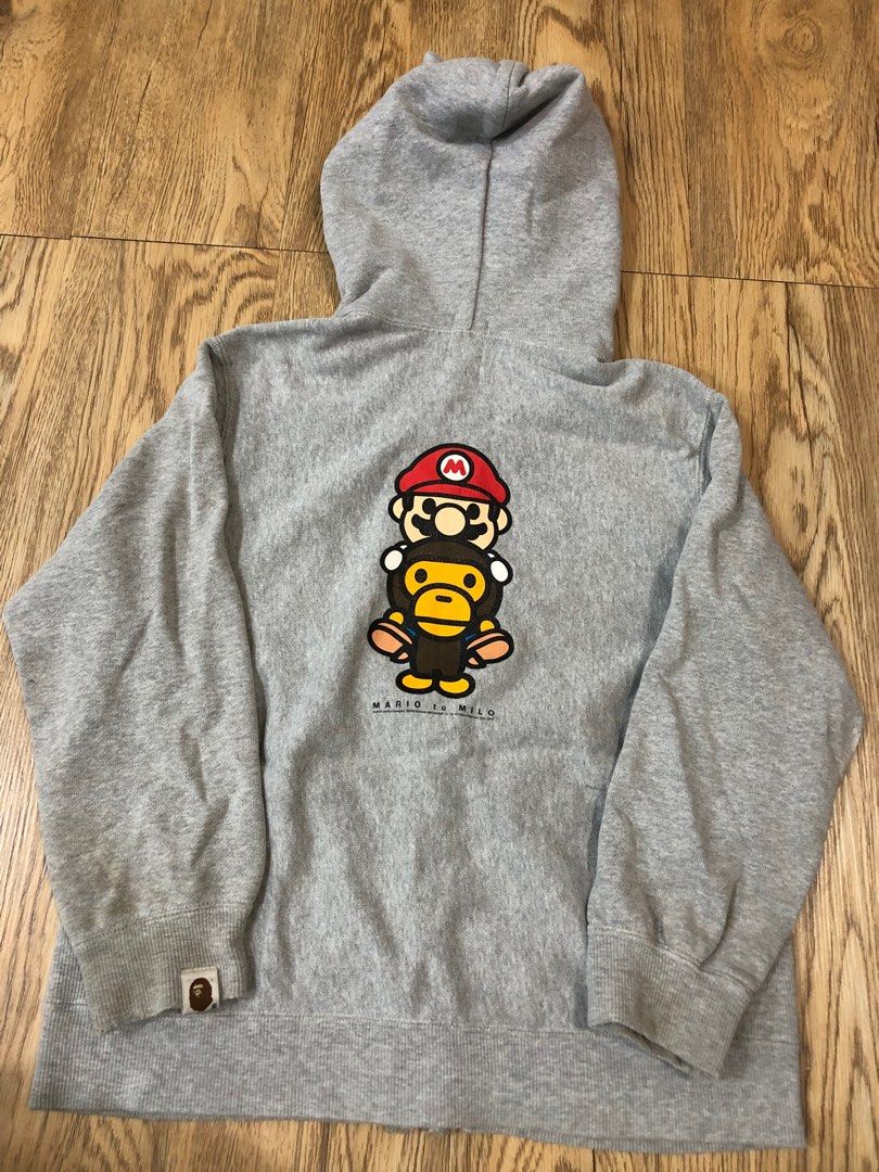 A Bathing Ape x Mario Women s Fashion Coats Jackets and Outerwear on Carousell
