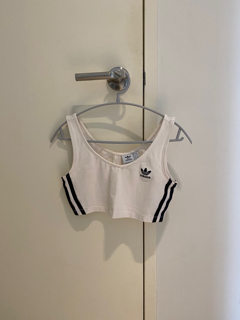 Adidas crop top new arrivals sale