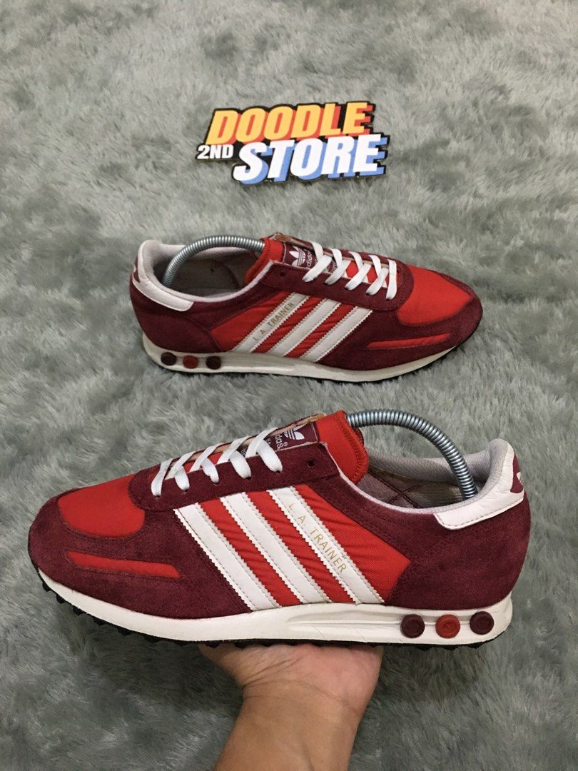 Sepatu adidas online la trainer merah