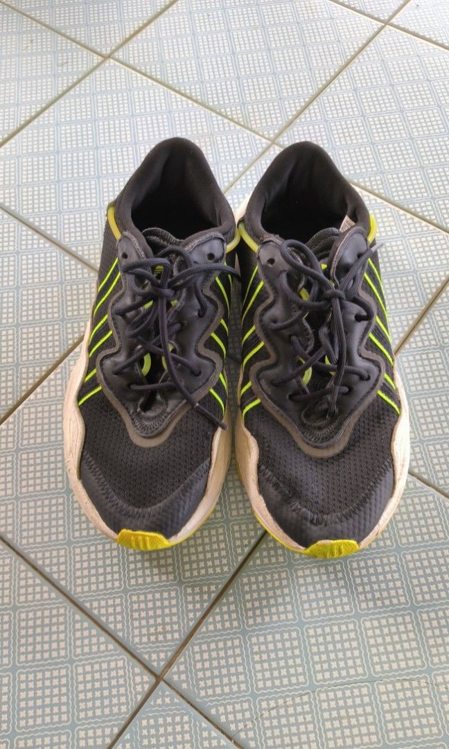 Adidas Ozweego Black yellow Men s Fashion Footwear Sneakers on
