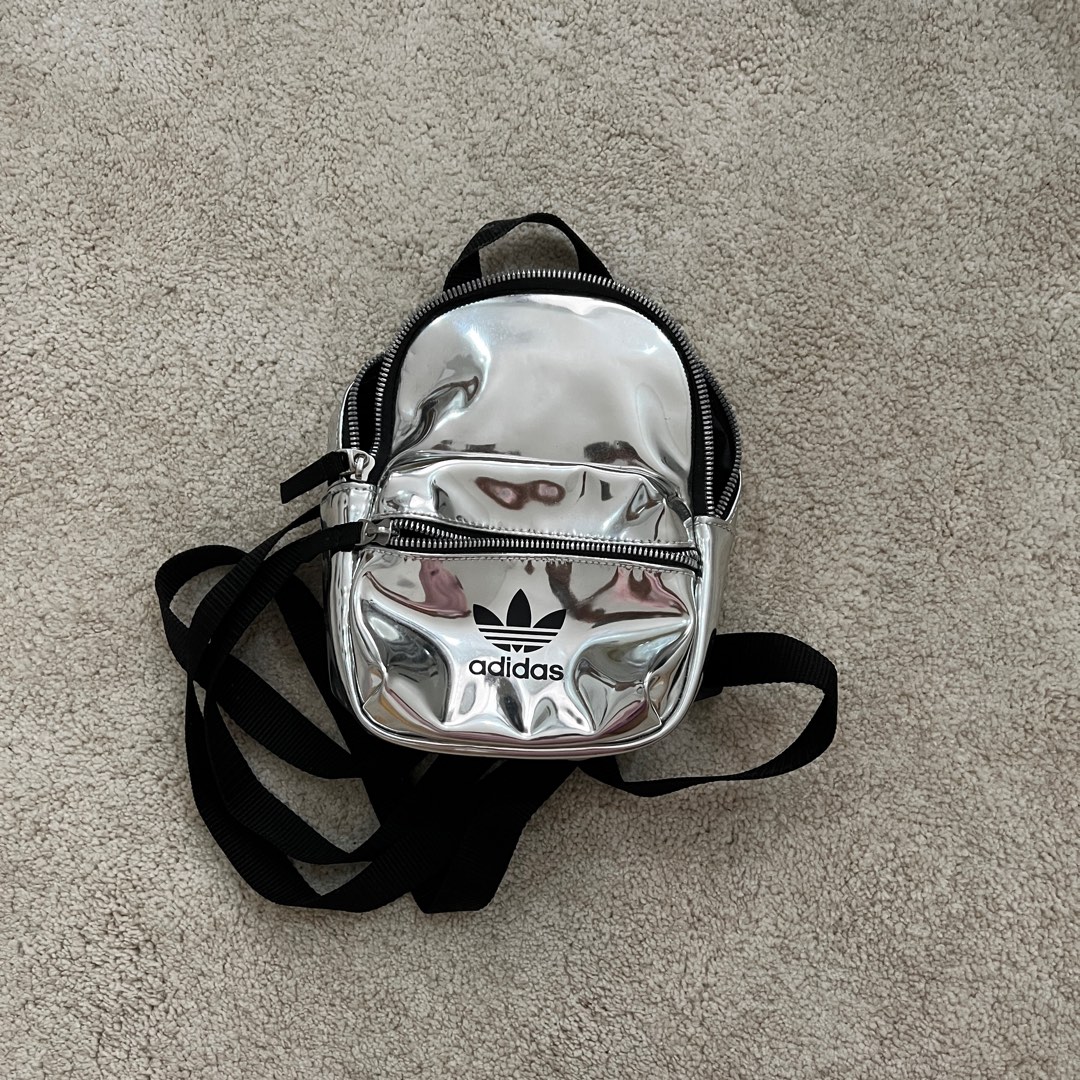 Adidas metallic backpack store