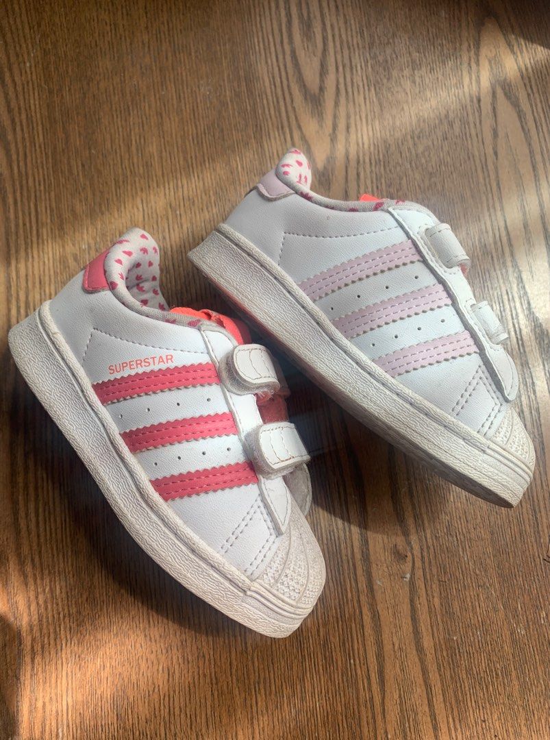 Adidas toddler superstar velcro store