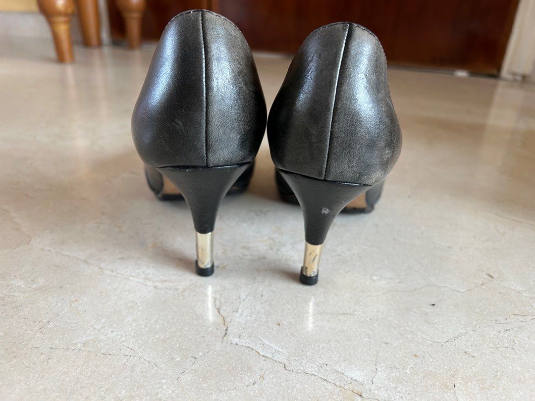 Aldo black pointed heels clearance
