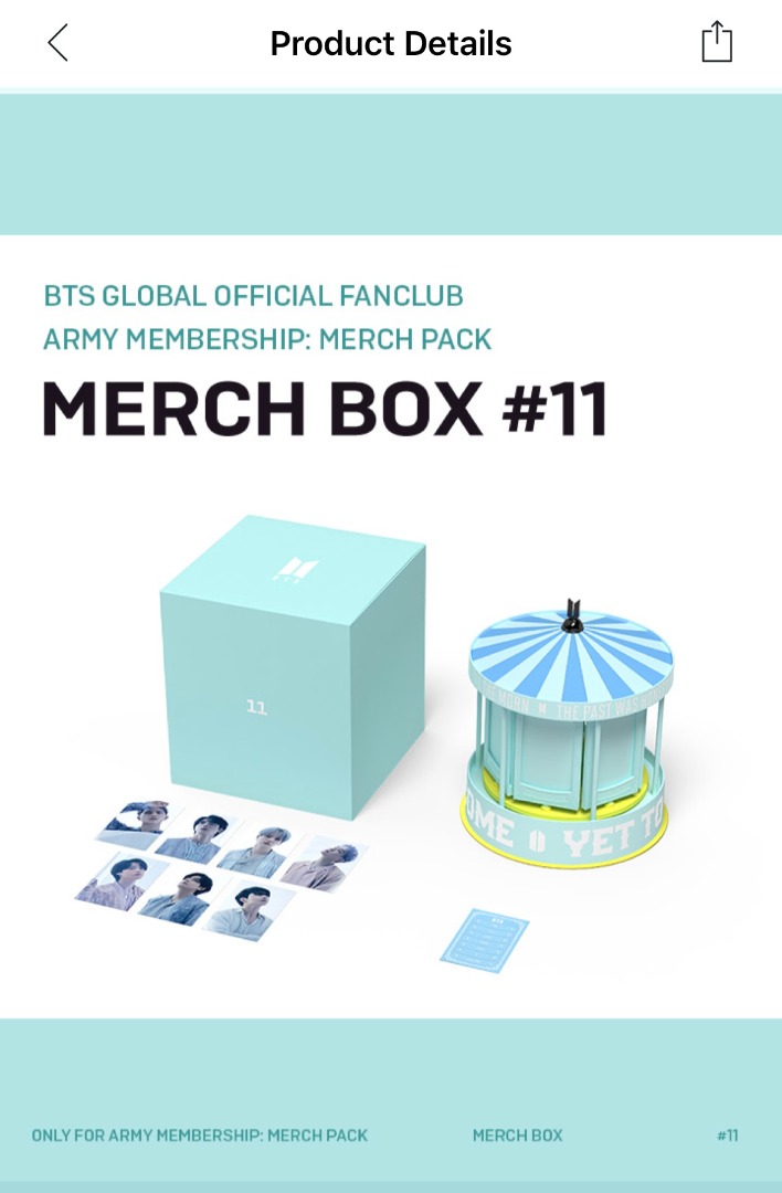 Authentic BTS Merch Box 11, Hobbies & Toys, Memorabilia & Collectibles, KWave on Carousell
