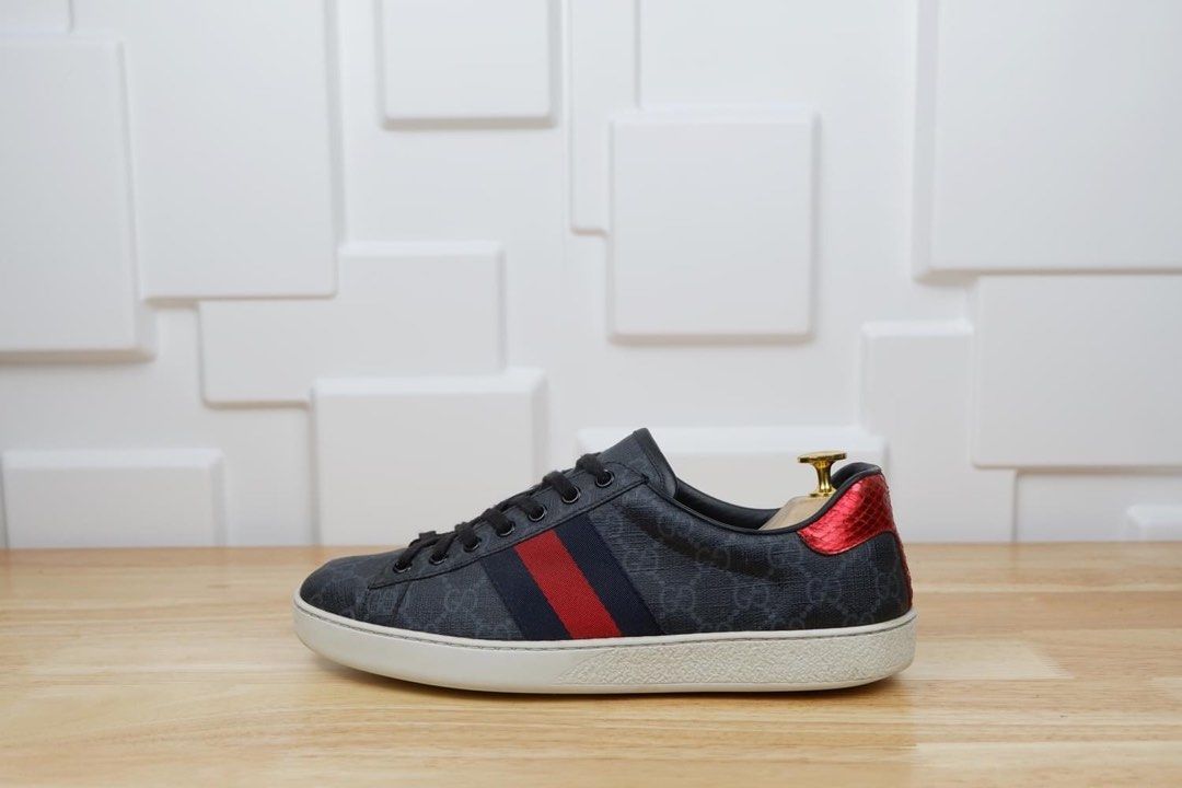 Gg supreme sneaker black on sale