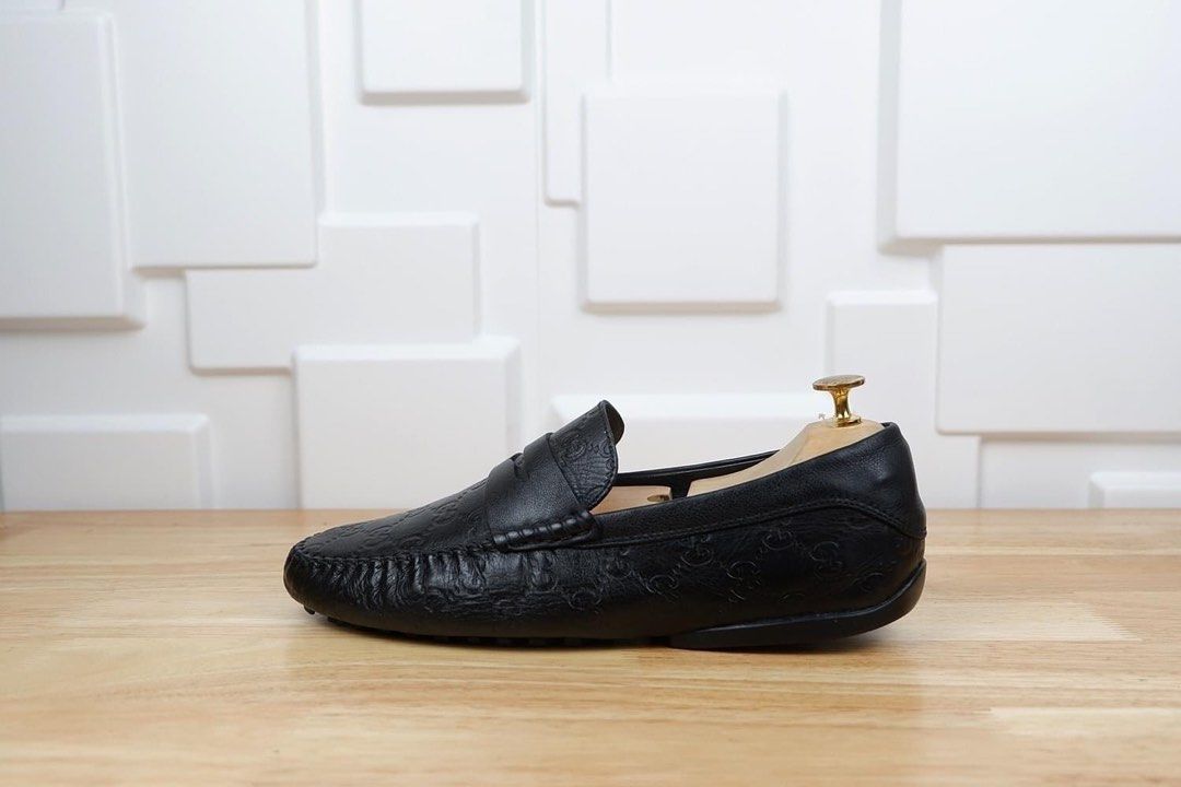 Gucci signature cheap driver shoes