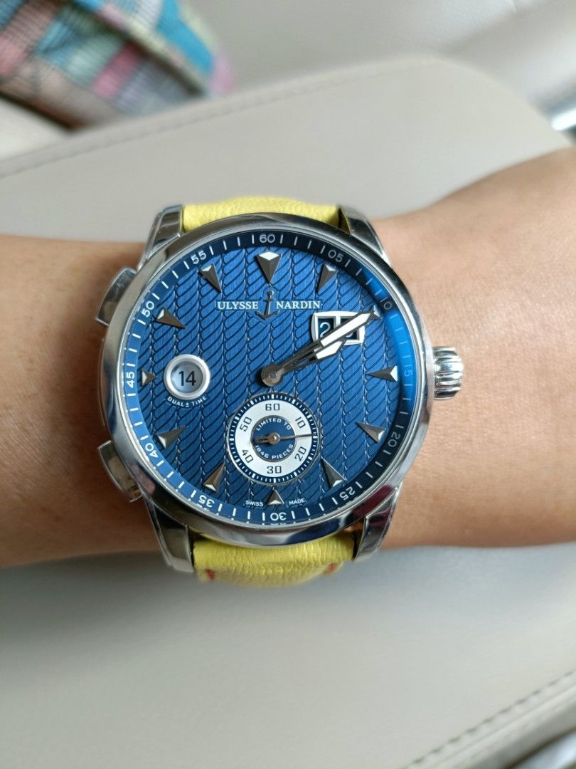 Ulysse nardin dual time manufacture best sale