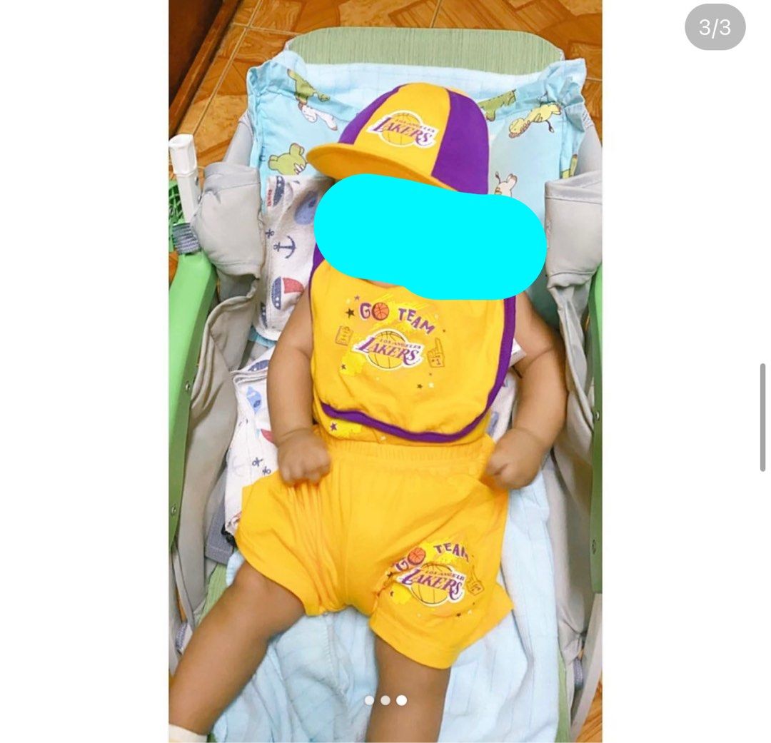 baby cap lakers cotton stuff and sm basic cap (Category: Babies & Kids Fashion) located in Pasig City. Submitted by danda24 (Listing ID 1274277577, Image 3). Description: laker’S cap good til 9mos sm blue cap til 1.5yo.
