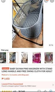 Baby Swing Duyan XL Masinsin with Stand plus free comforter