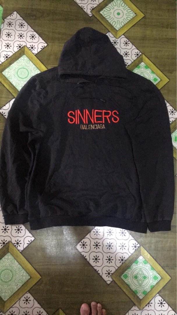Balenciaga sinners hoodie replica clearance