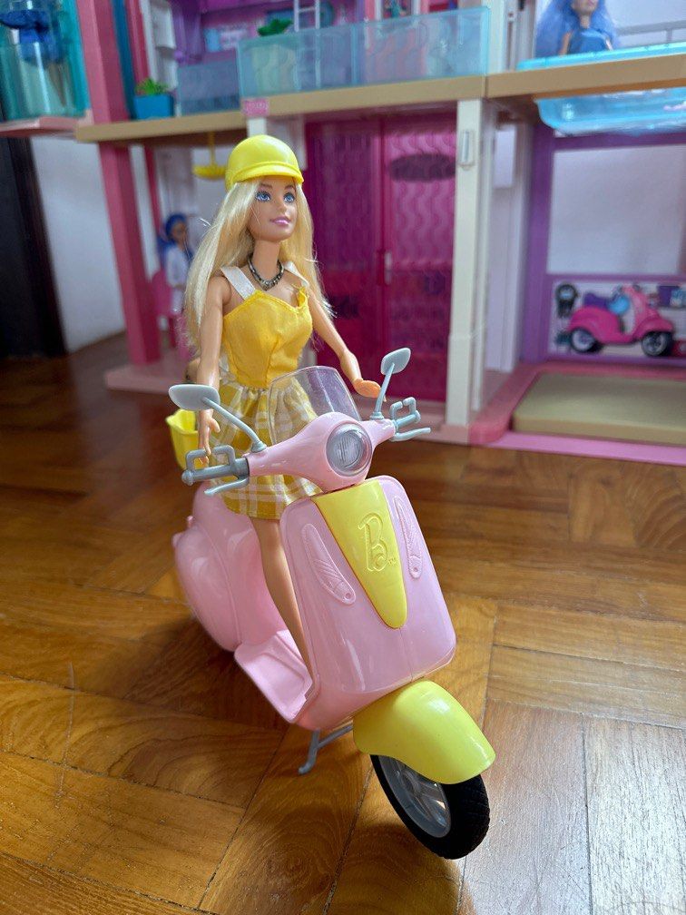 Barbie moped and puppy cheap