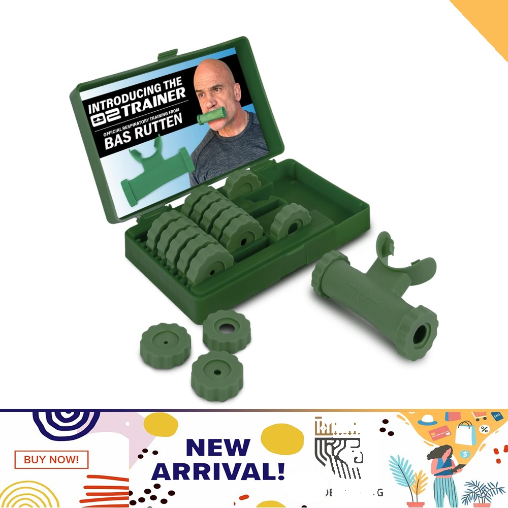 Bas Rutten -O2Trainer Breathing Respiratory Training Device for Gym ...