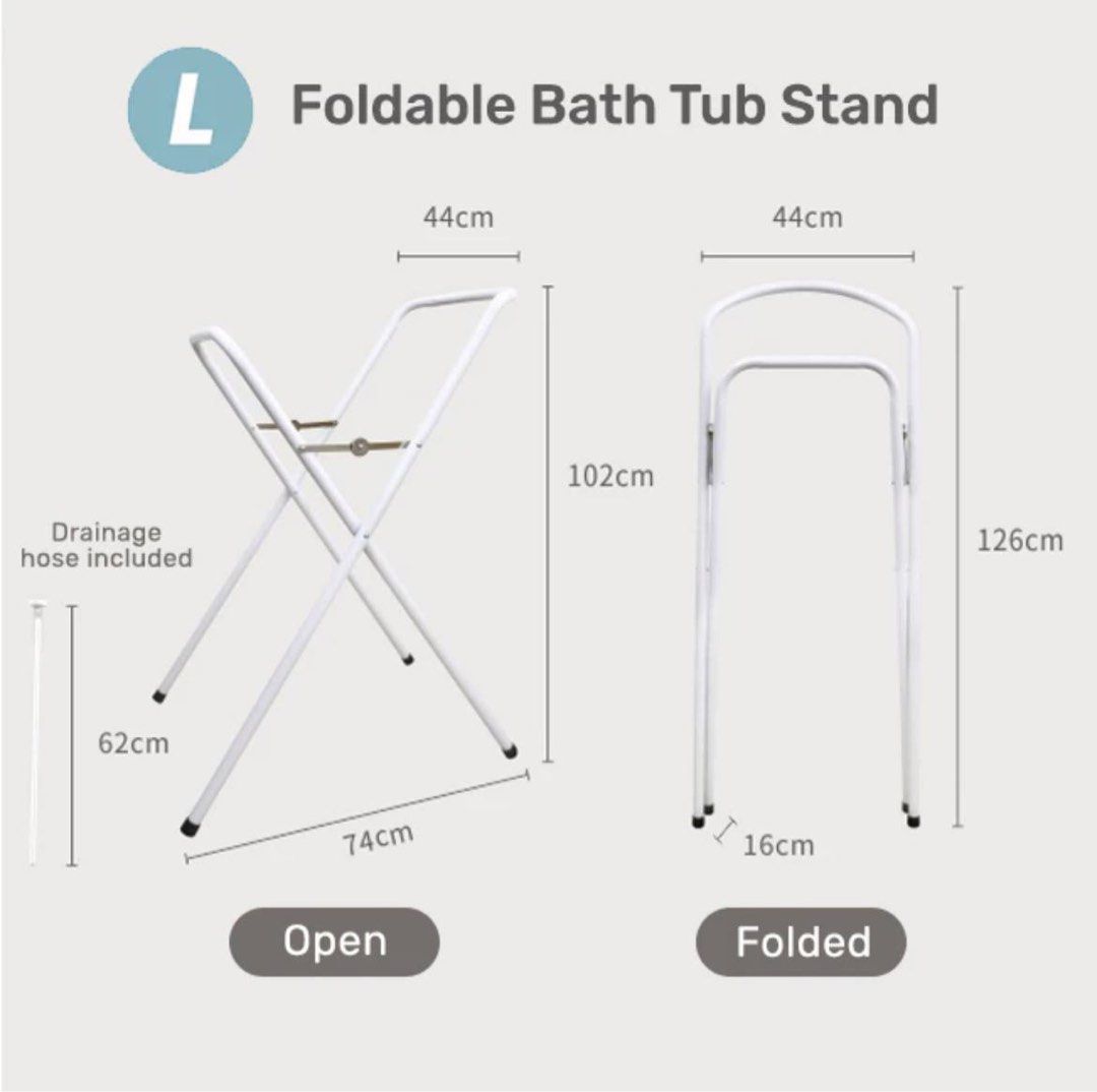 Bathtub stand, Babies & Kids, Bathing & Changing, Bathtub & Bath ...