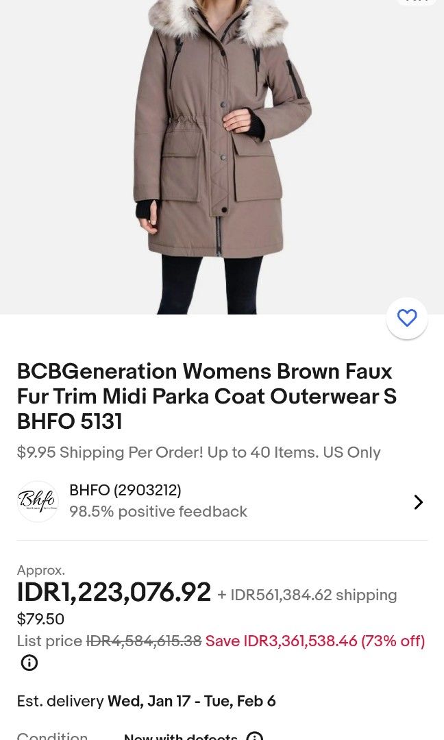 Bcbgeneration women's parka sales