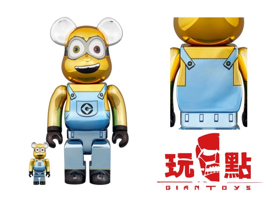 BE@RBRICK BOB 100% & 400% CHROME Ver. MEDICOM TOY BE@RBRICK BOB