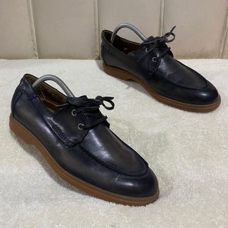 Berluti - Latitude Leather Trimmed Boat Shoes