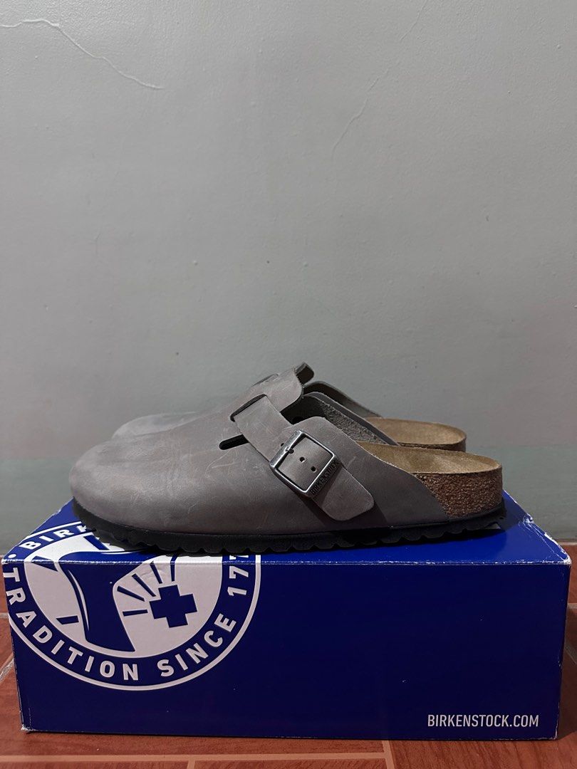 Birkenstock boston oiled leather iron discount