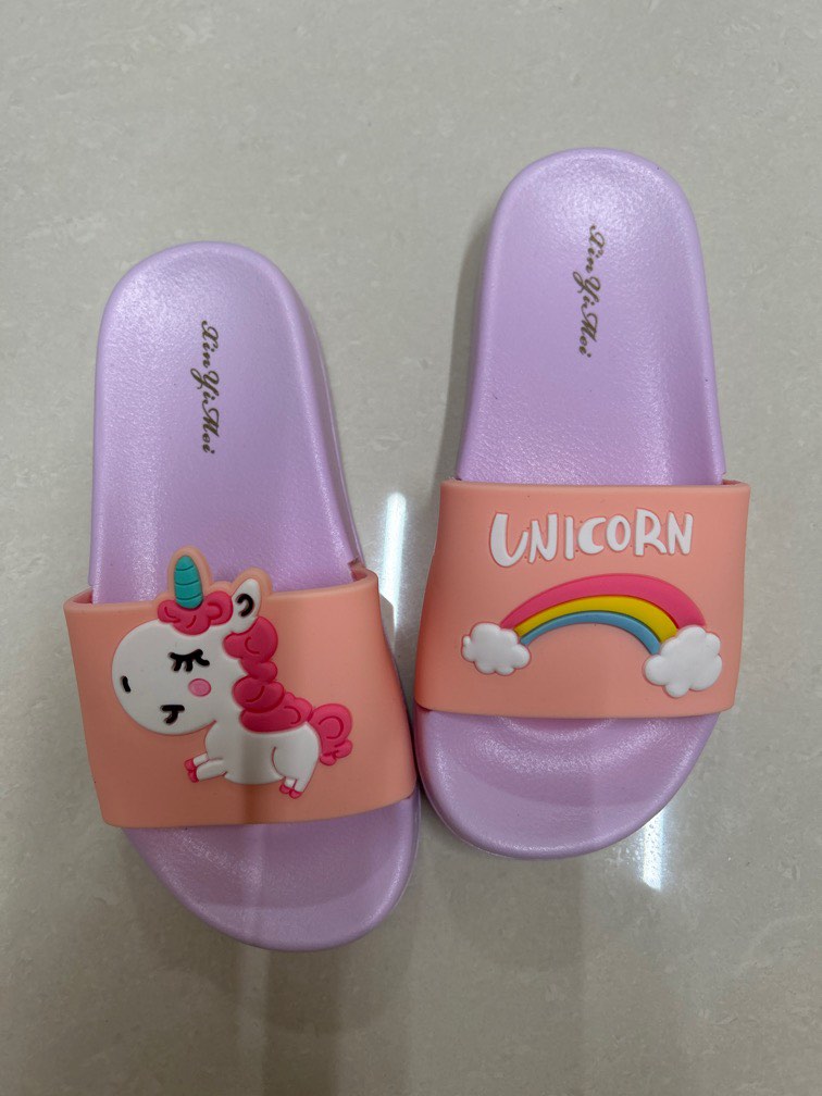 Girls purple cheap flip flops