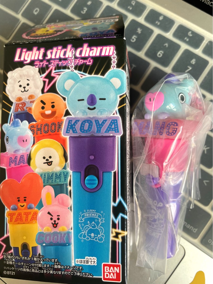 Bt21 light stick charm (Mang), 興趣及遊戲, 收藏品及紀念品