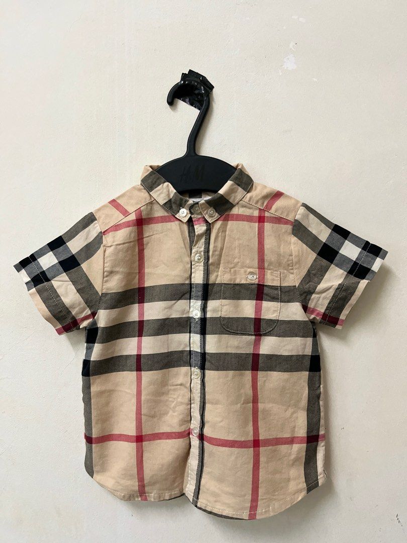 Burberry baby shirt hotsell