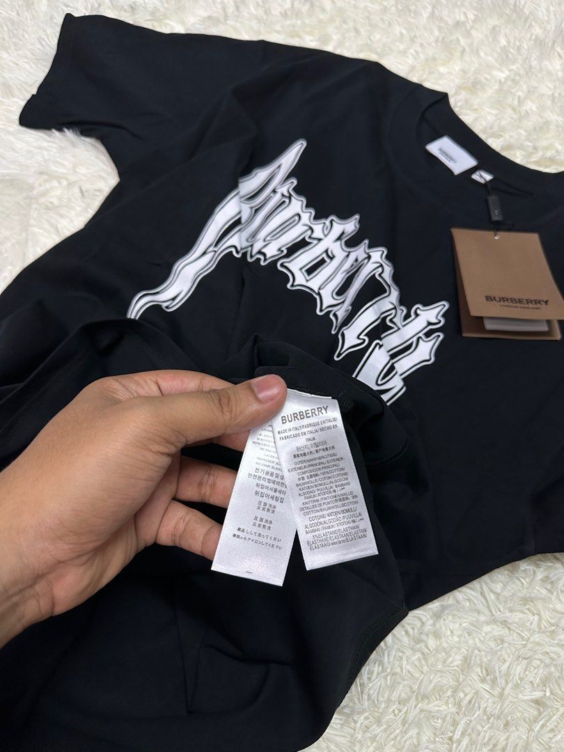 Burberry Tee Tshirt L size Men s Fashion Tops Sets
