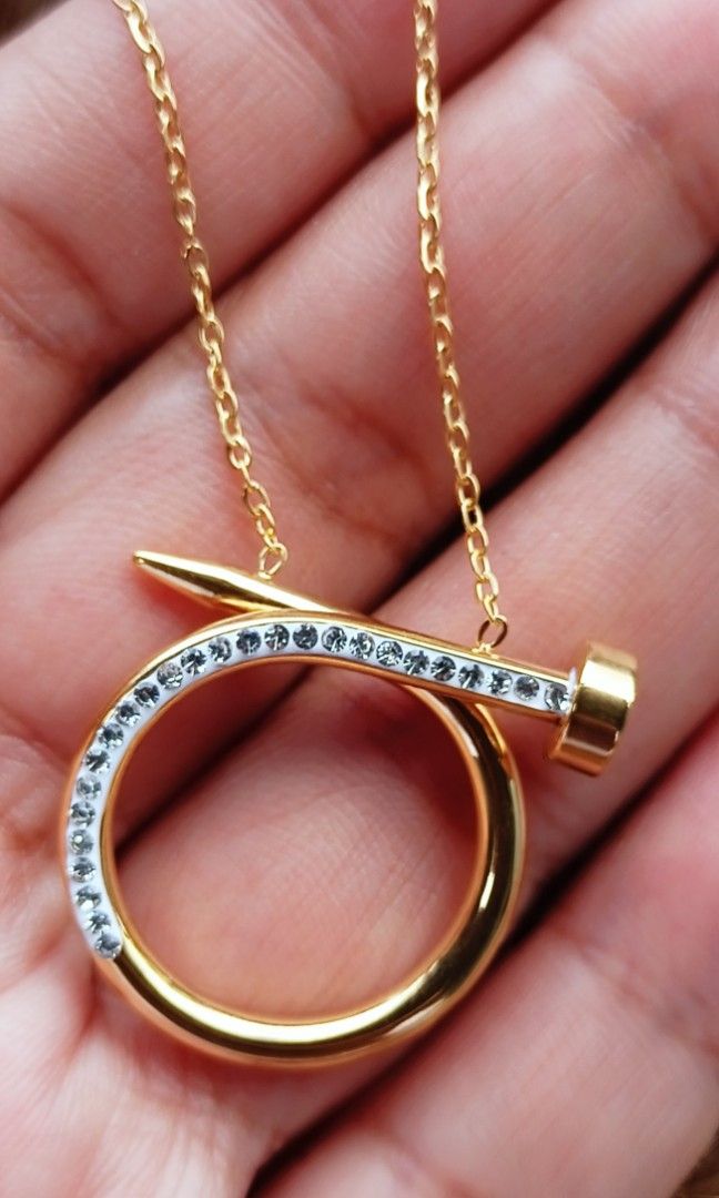 Cartier Juste Un Clou Nail Necklace Replica! Meet The Classy Cartier  jewelry from lexs.co | fashion luxury jewelry online