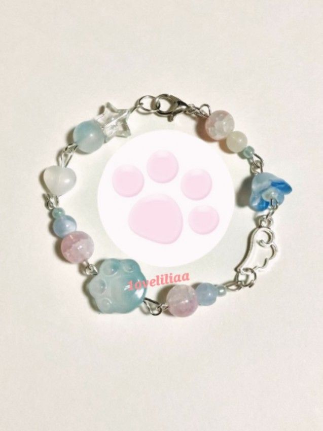 Cat discount paw bracelet