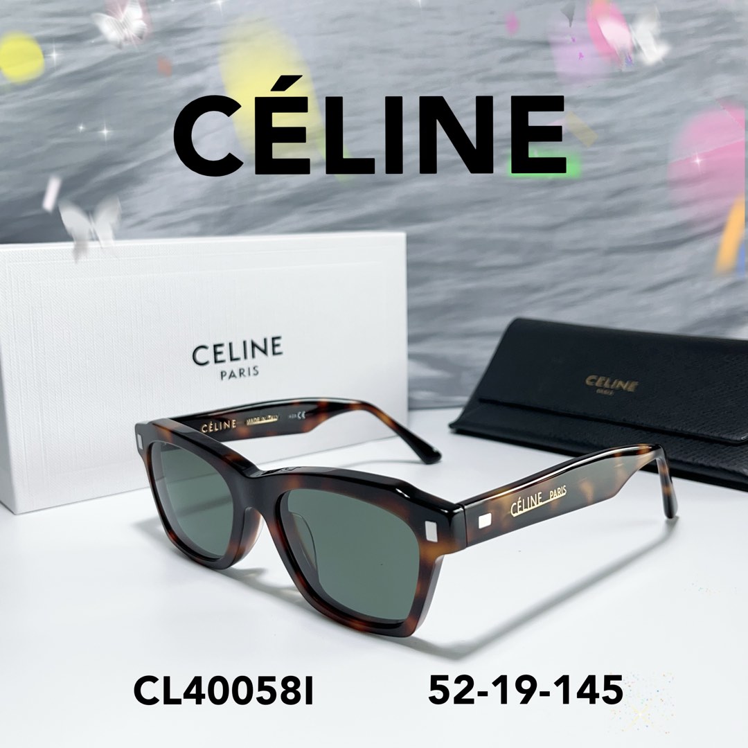 Celine Bold 3 Dots CL40060I Square Sunglasses | Fashion Eyewear US