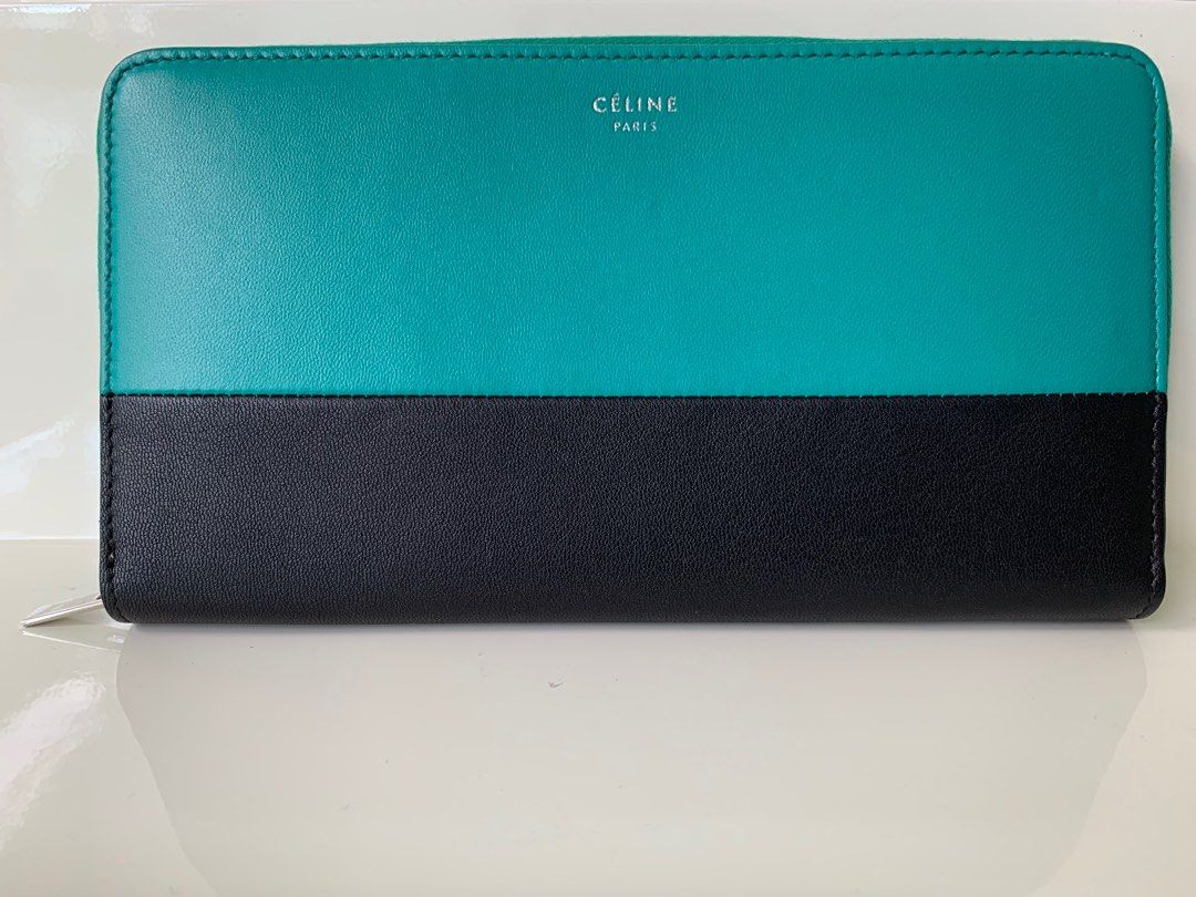Celine wallet green outlet