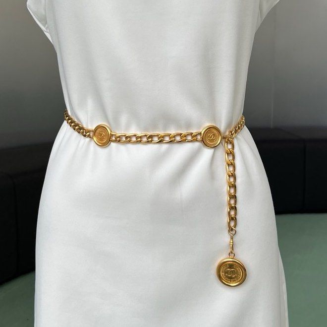 Medallion chain belt sale