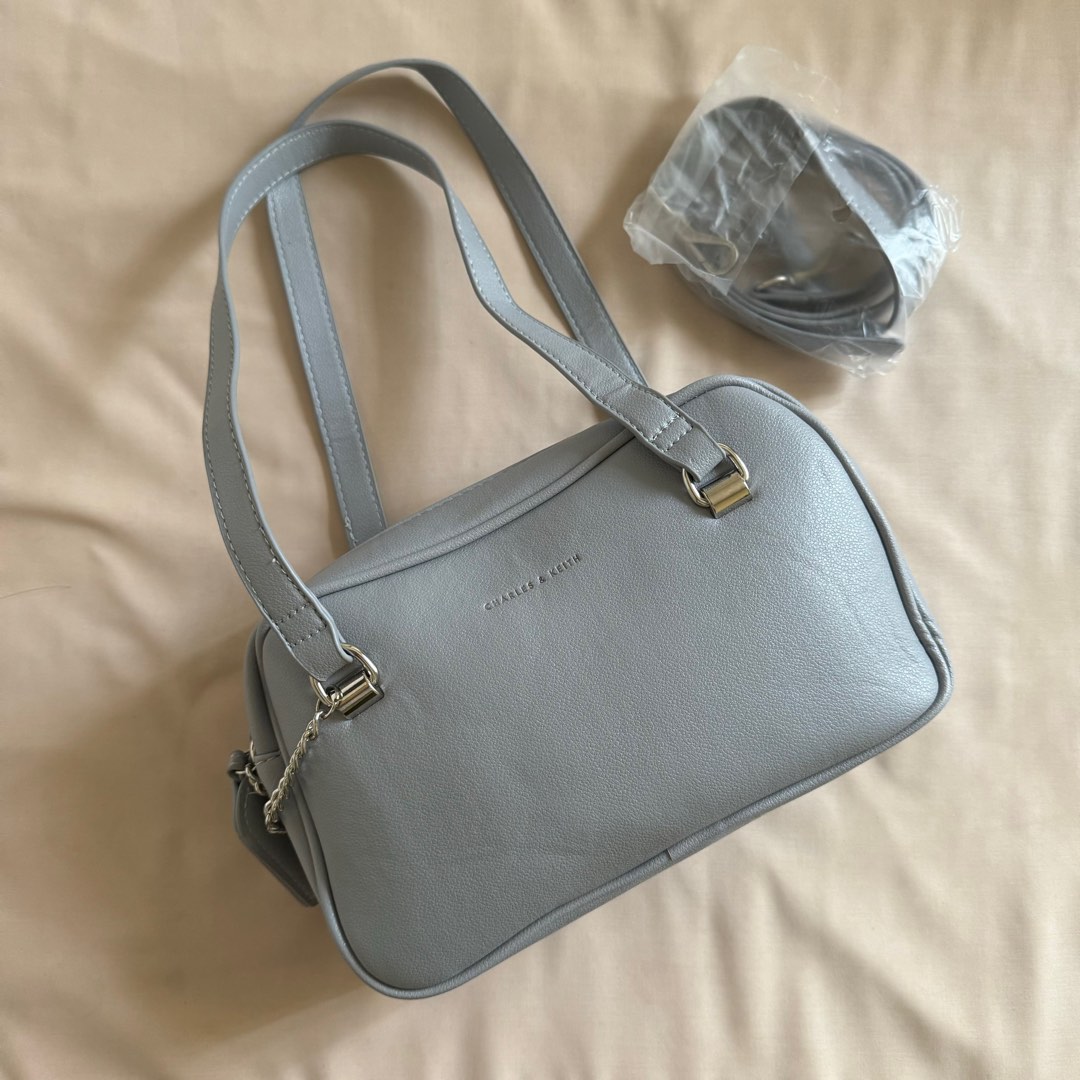 Charles and Kieth Pastel Blue Bag, Women's Fashion, Bags & Wallets, Shoulder Bags on Carousell