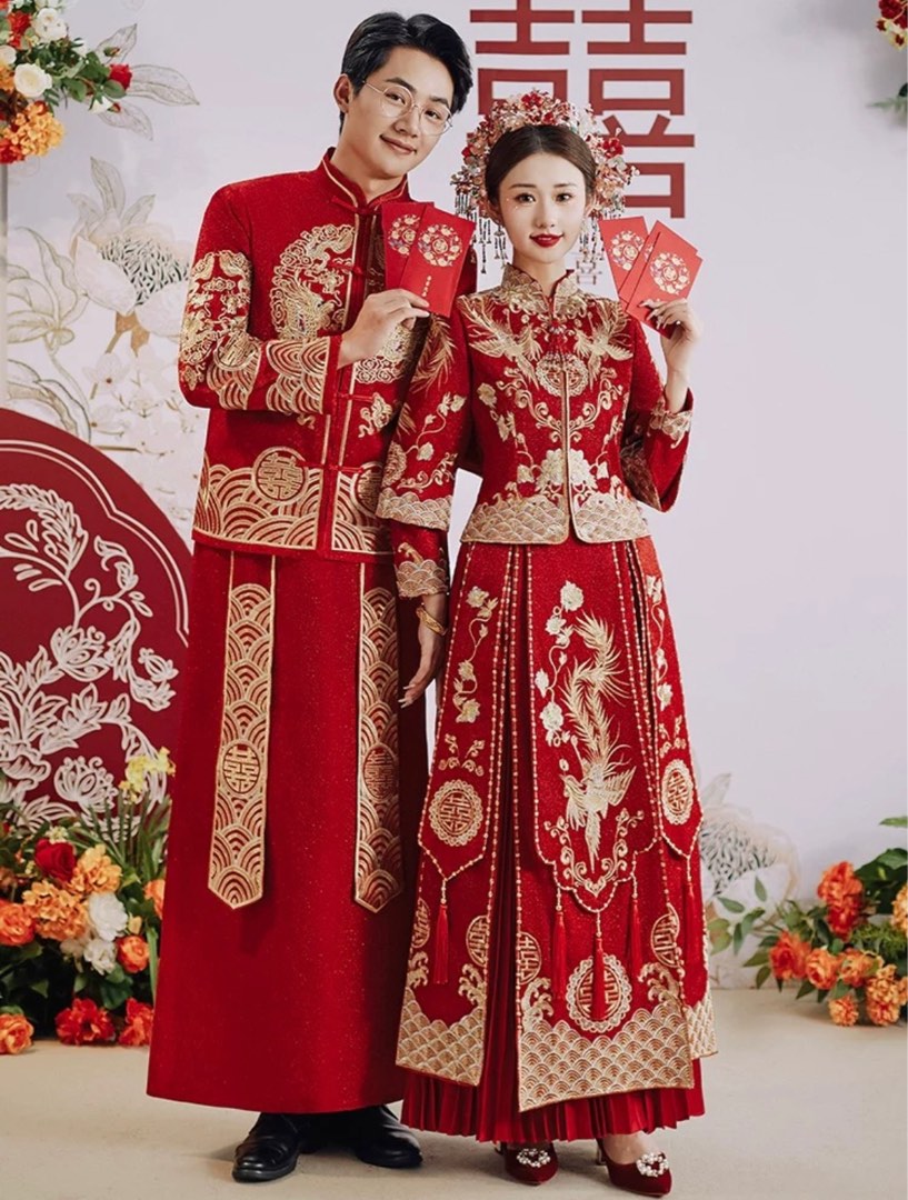 Chinese traditional wedding costume top