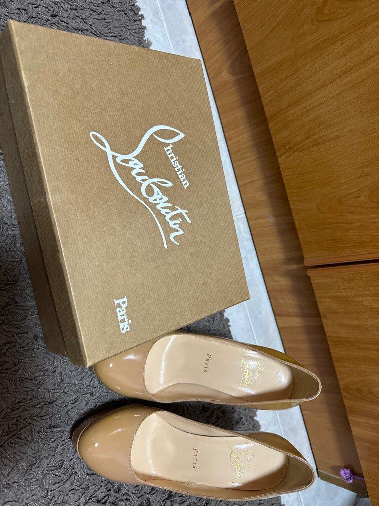Christian Louboutin Bianca Patent Calf Heels Women s Fashion