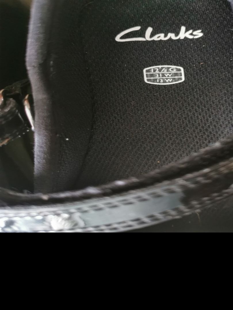 Clarks platinum school shoes discount