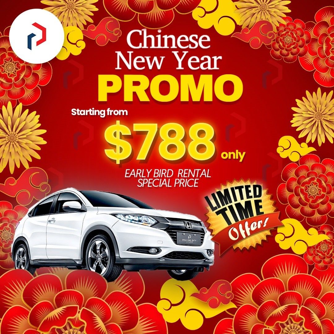 [CNY CAR RENTAL] Chinese new year promo, Cars, Car Rental on Carousell
