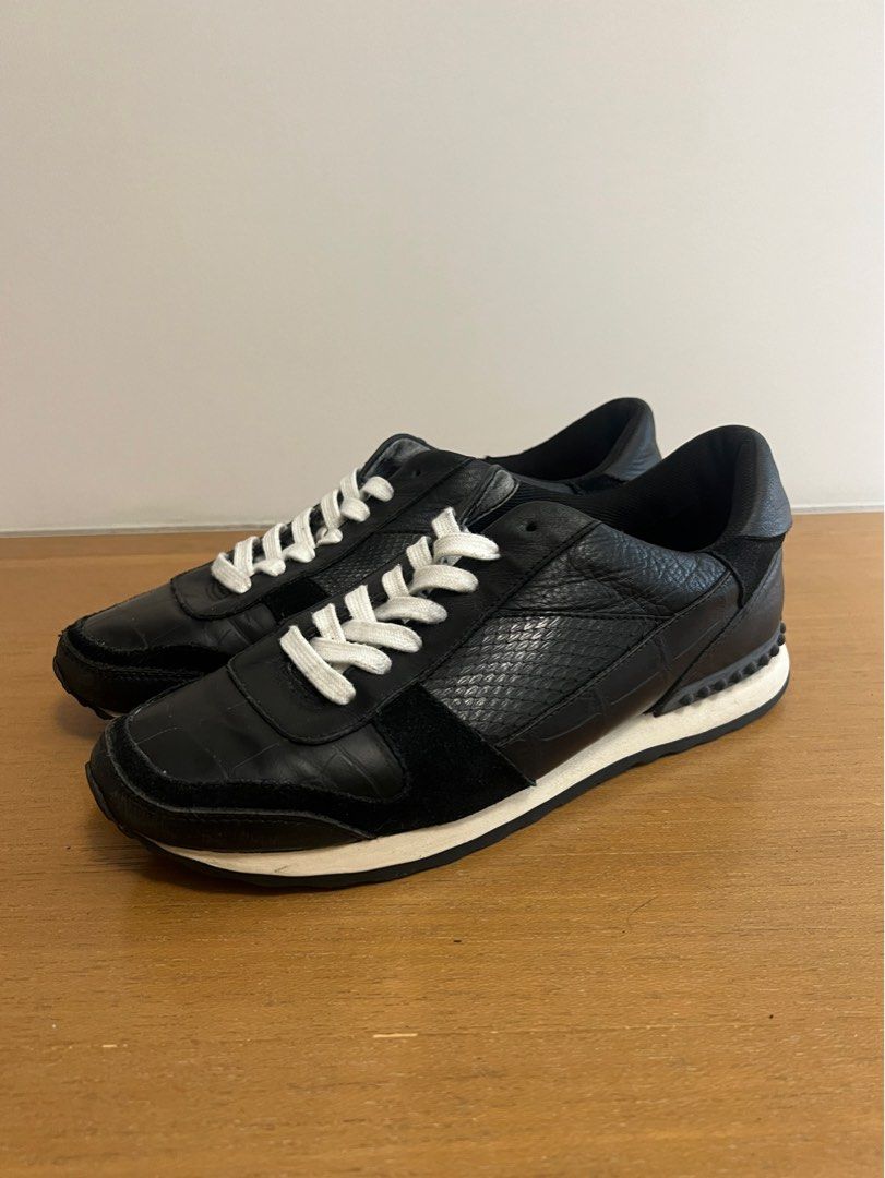 Coach Black Women s leather suede sneakers Women s Fashion