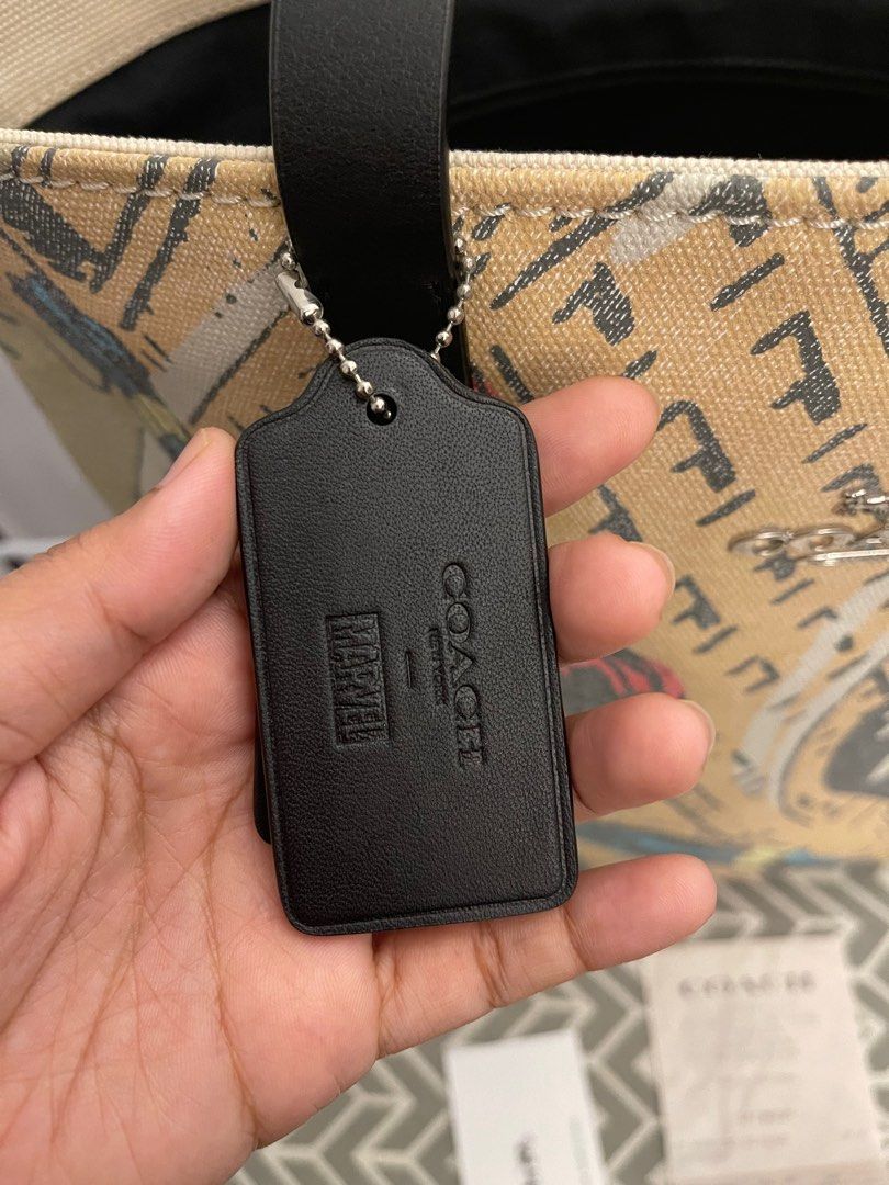 COACH MARVEL TOTE WITH BLACK WIDOW