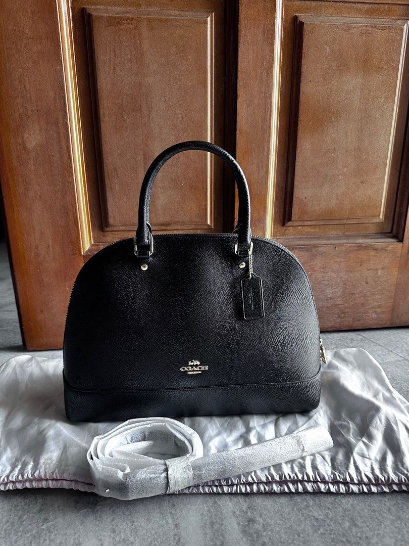 Coach Sierra Satchel in Crossgrain Leather Luxury Bags Wallets