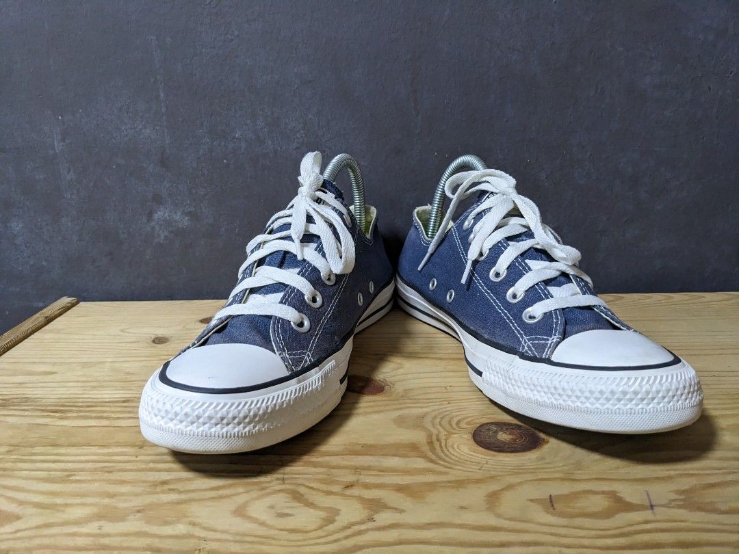 Faded 2024 blue converse