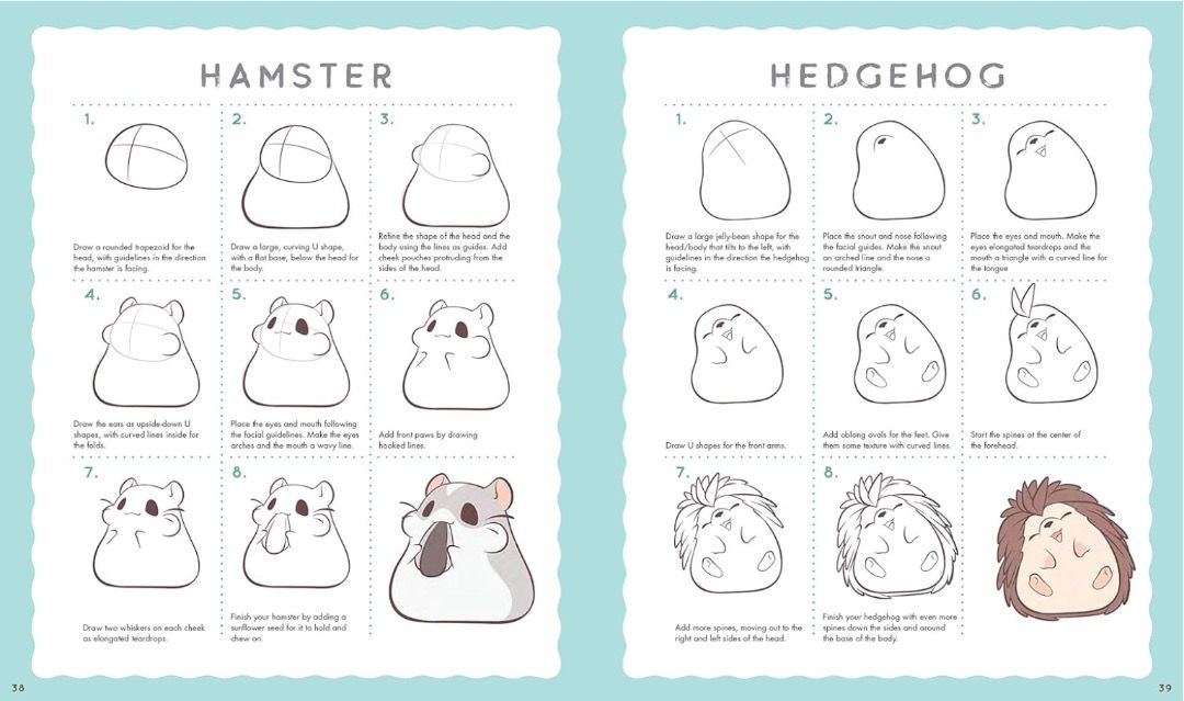 Cute Chibi Animals Learn How to Draw 75 Cuddly Creatures (Cute and