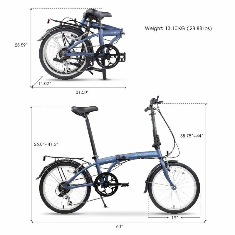 Dahon SUV D6 Aluminum Folding Bike 20