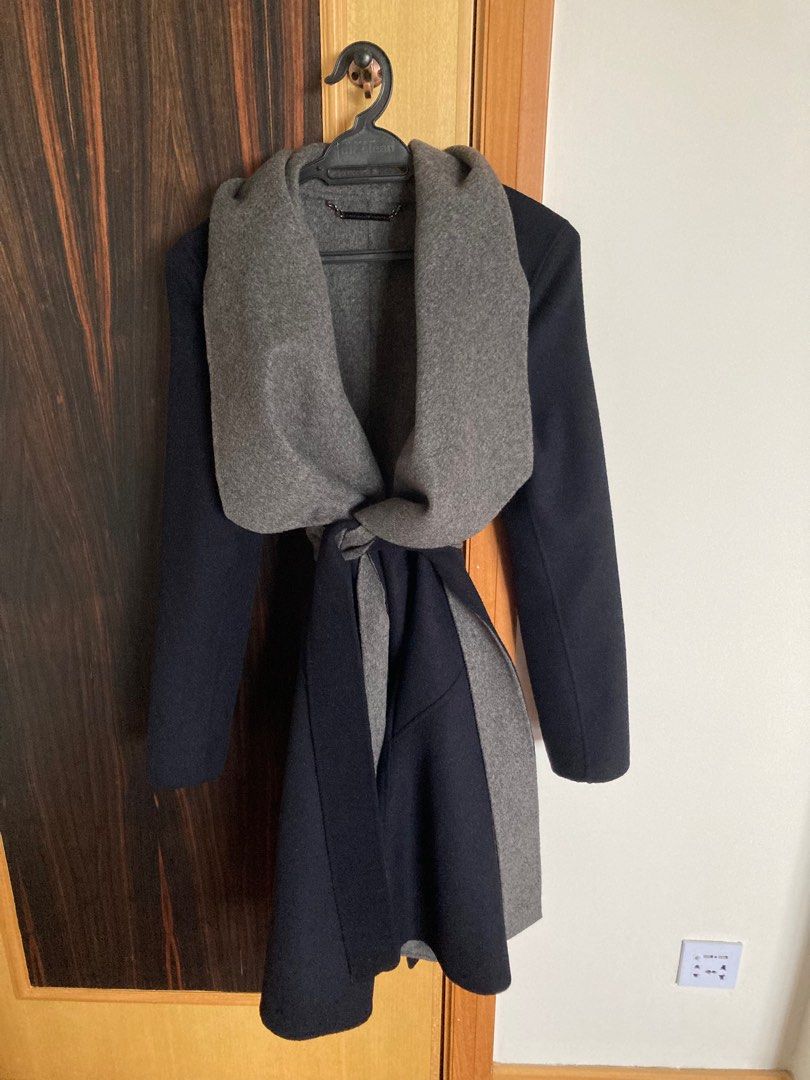 Bcbg wool cheap wrap coat