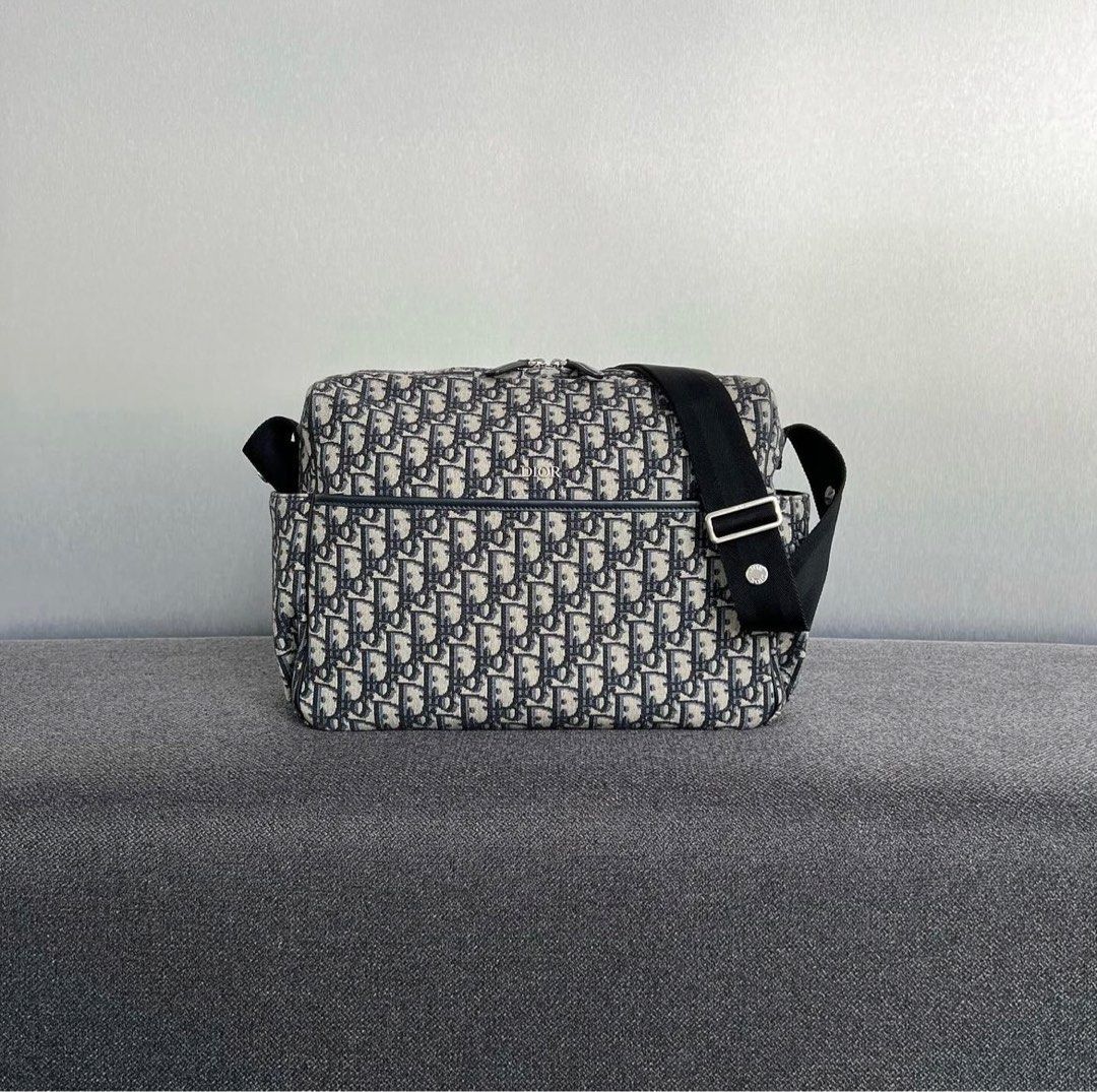 Dior Changing Diaper Bag Oblique blue